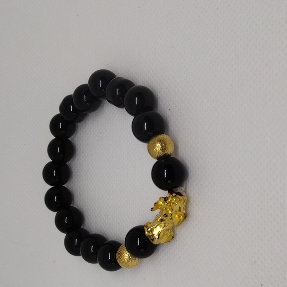 ⨠Feng Shui Obsidian Bracelet | Powerful Good Luck Charm | New in Packaging ⨠- Picture 2 of 4